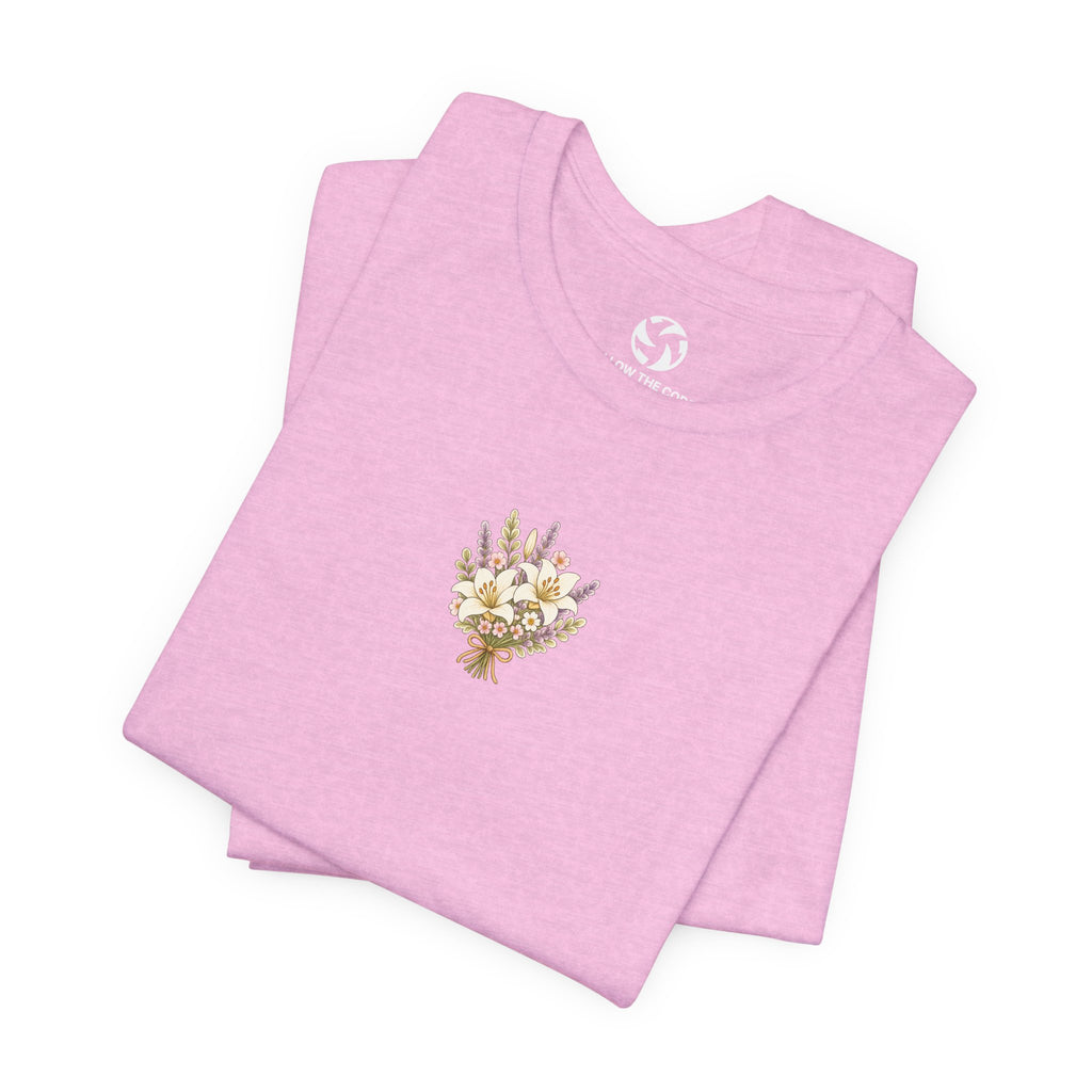Consider the Lilies Floral Tee | Matthew 6:28–29