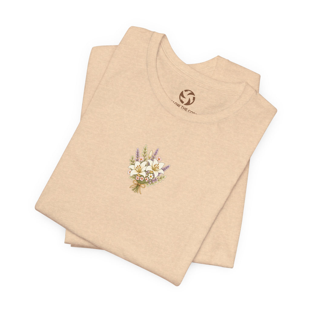Consider the Lilies Floral Tee | Matthew 6:28–29