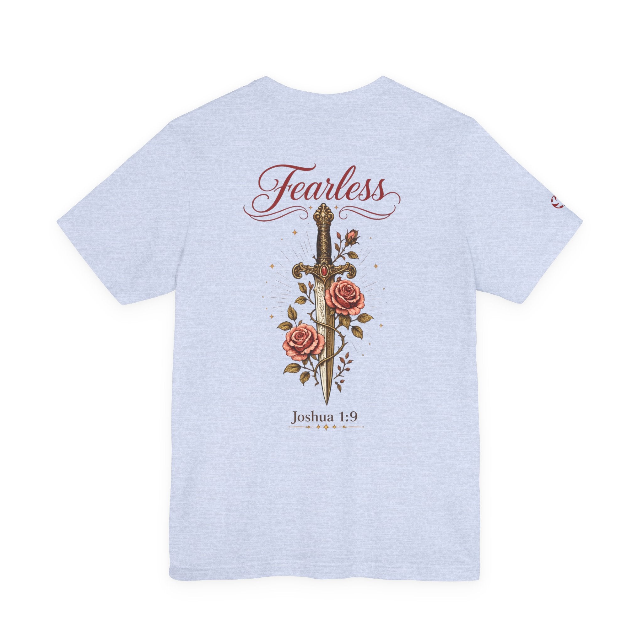 Fearless Rose Sword Tee | Joshua 1:9