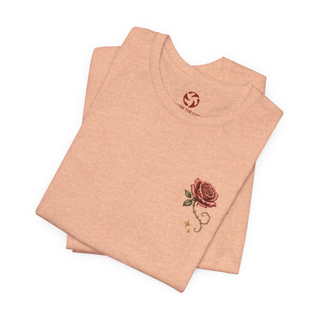 Fearless Rose Sword Tee | Joshua 1:9