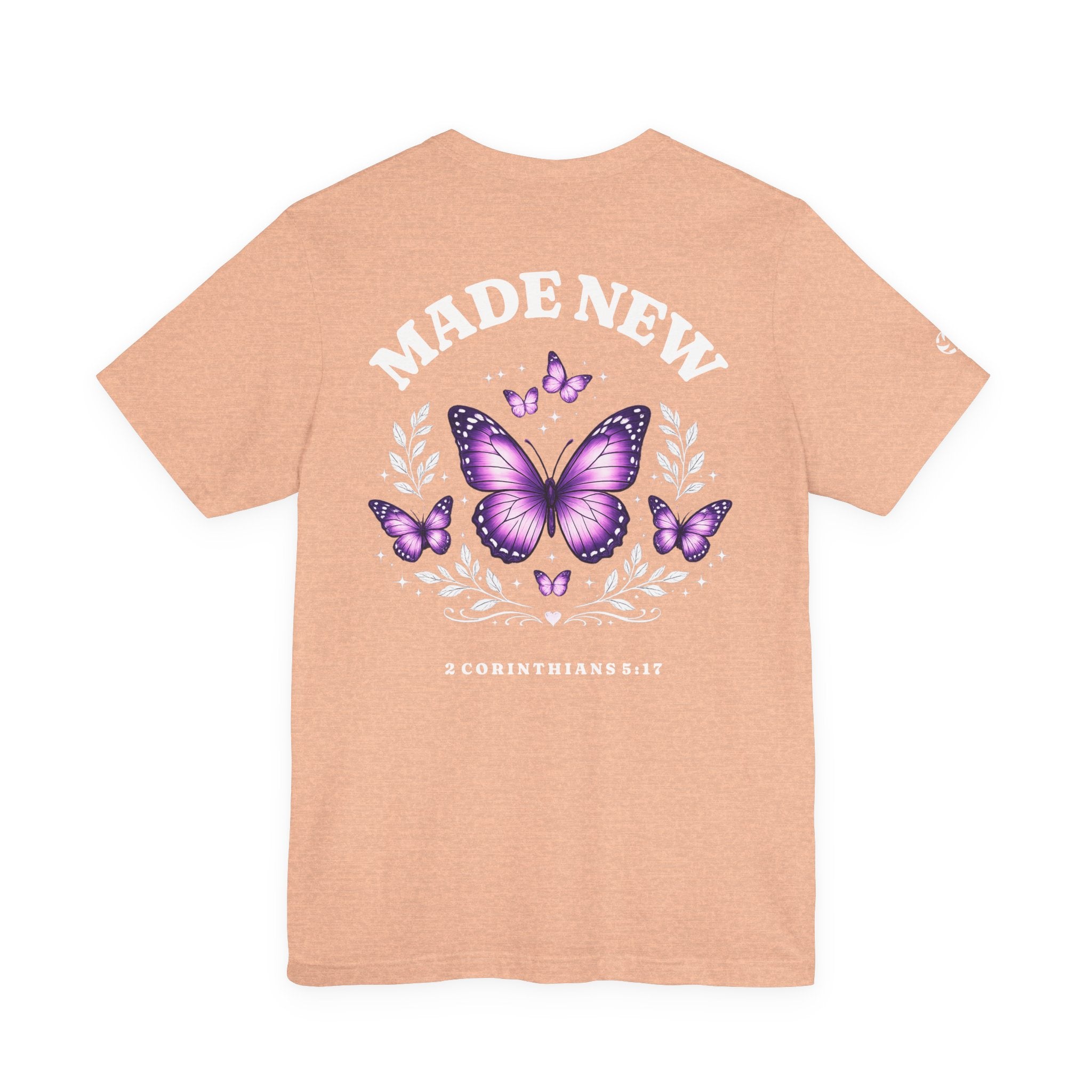 Made New Butterfly Tee | 2 Corinthians 5:17