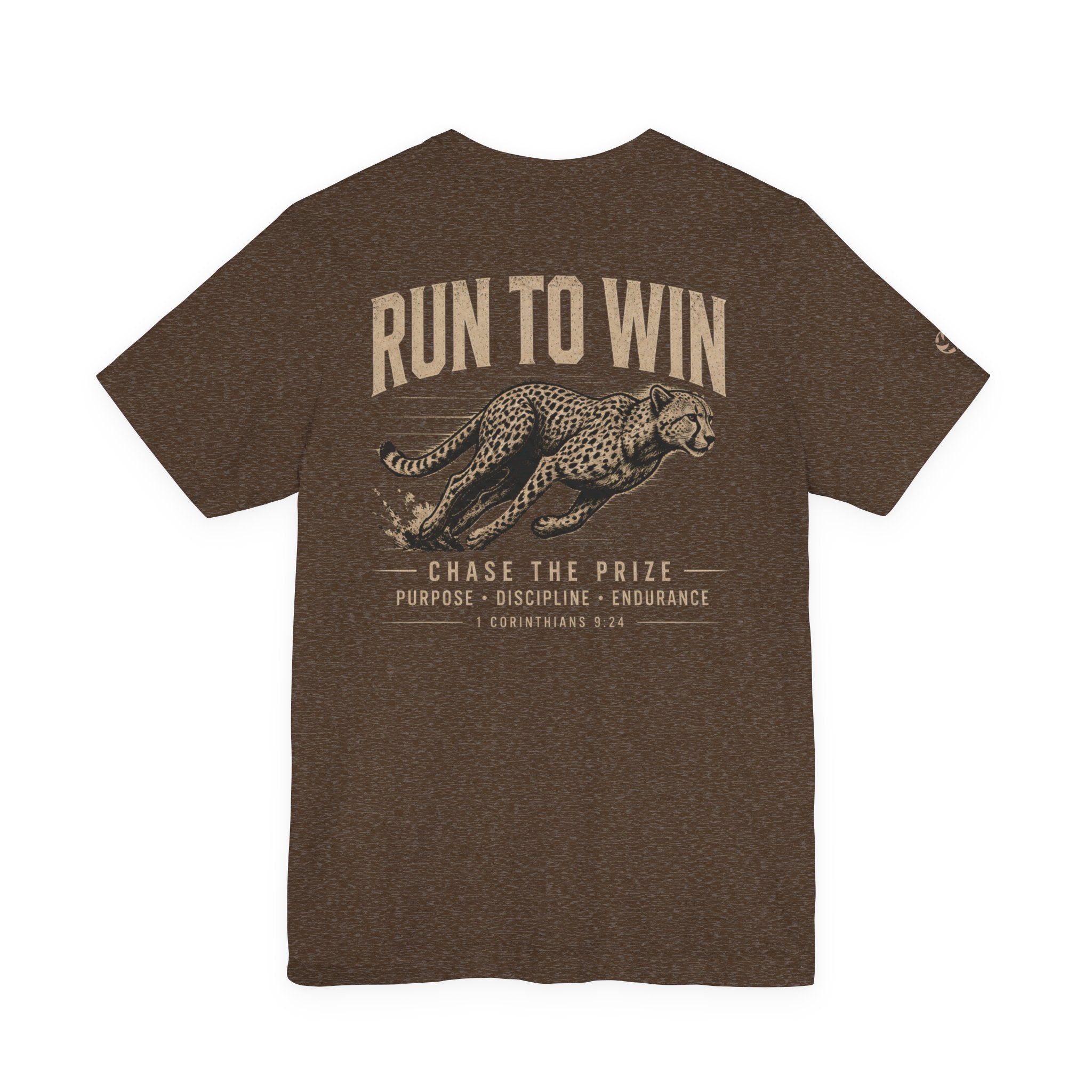 Run to Win Graphic Tee | 1 Corinthians 9:24