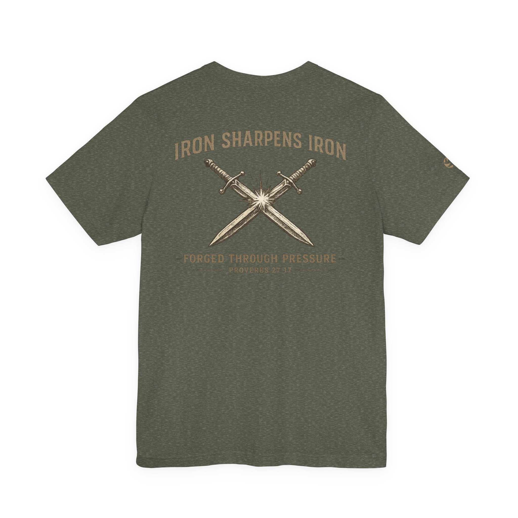 Iron Sharpens Iron Graphic Tee | Proverbs 27:17