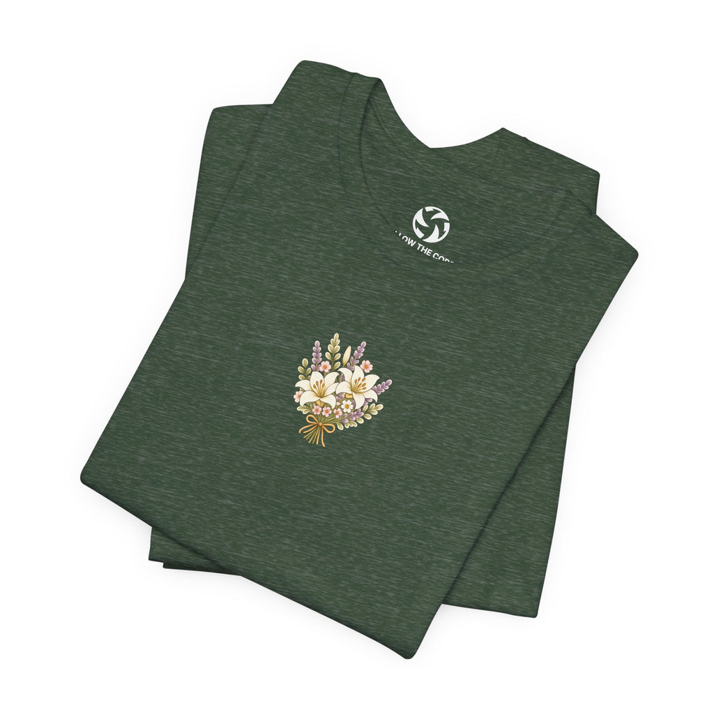 Consider the Lilies Floral Tee | Matthew 6:28–29