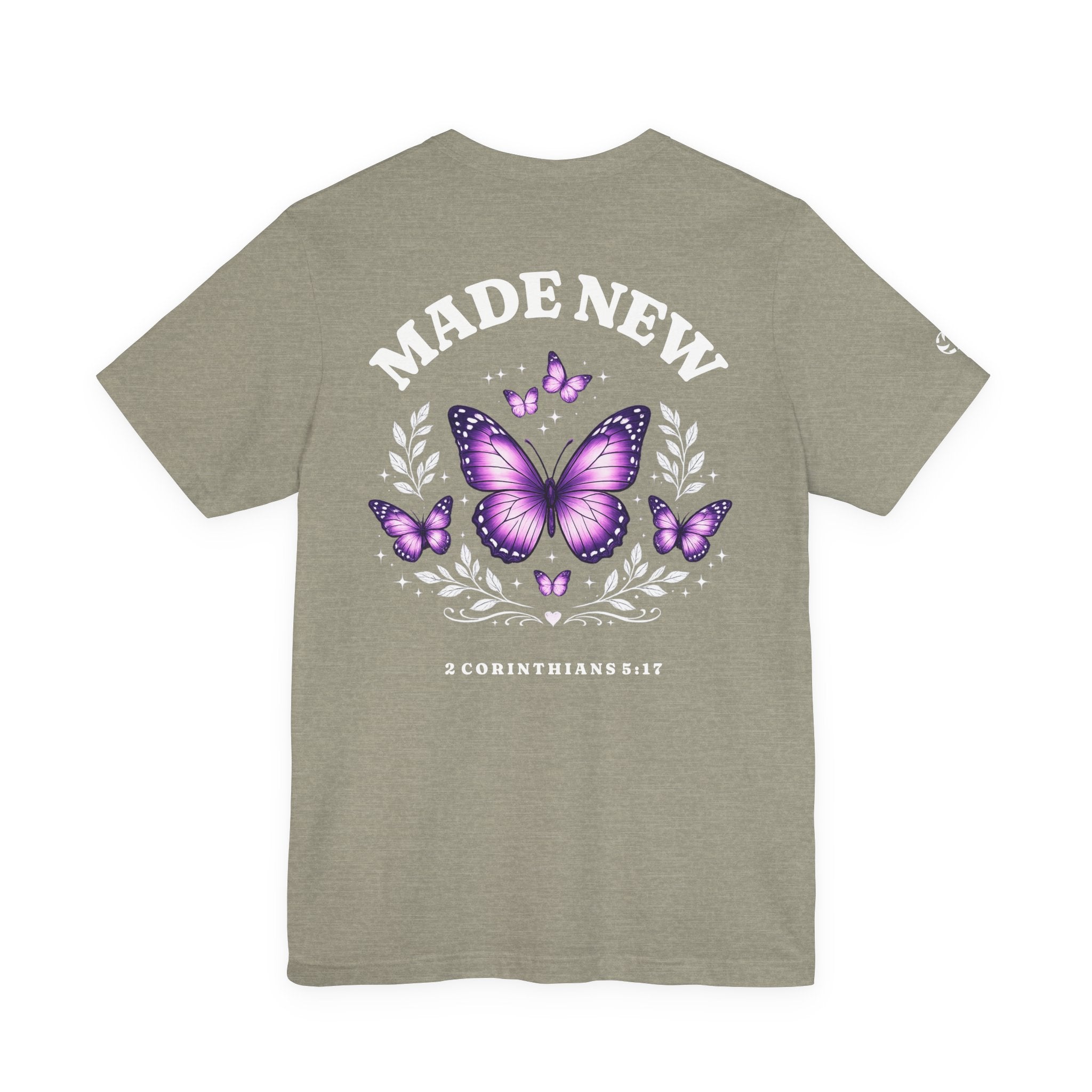 Made New Butterfly Tee | 2 Corinthians 5:17