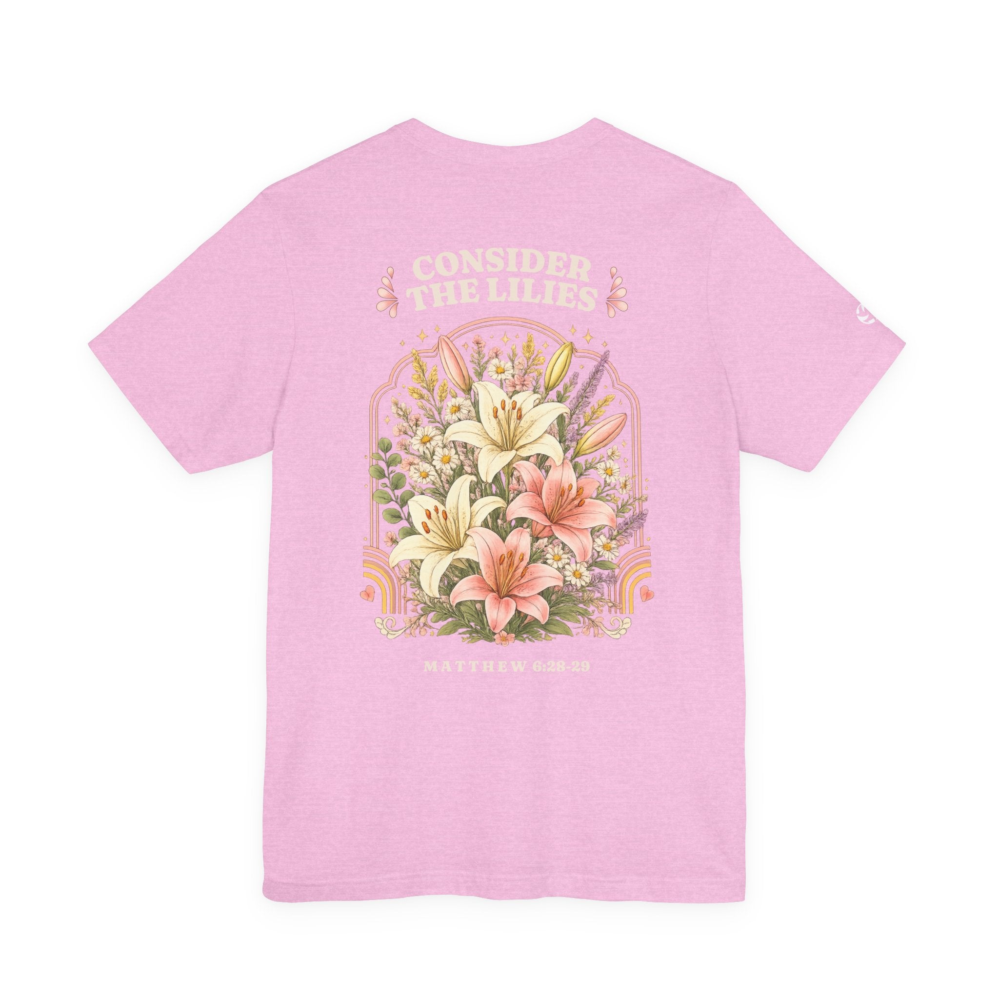 Consider the Lilies Floral Tee | Matthew 6:28–29