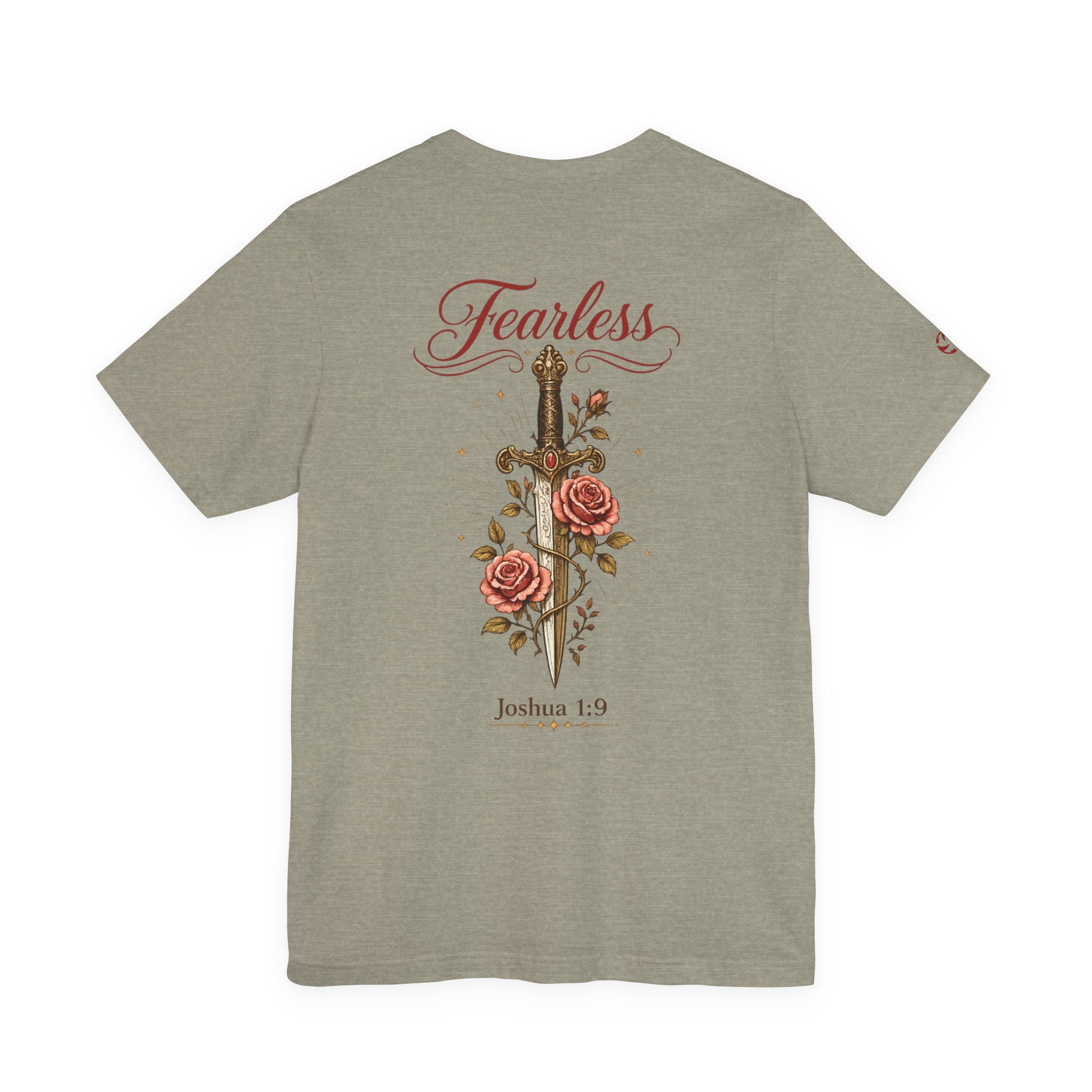 Fearless Rose Sword Tee | Joshua 1:9