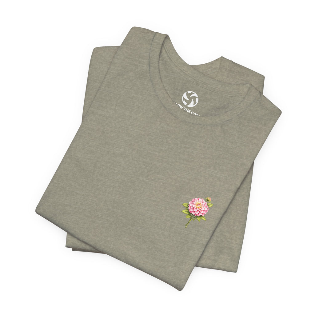 Clothed in Strength Floral Tee | Proverbs 31:25