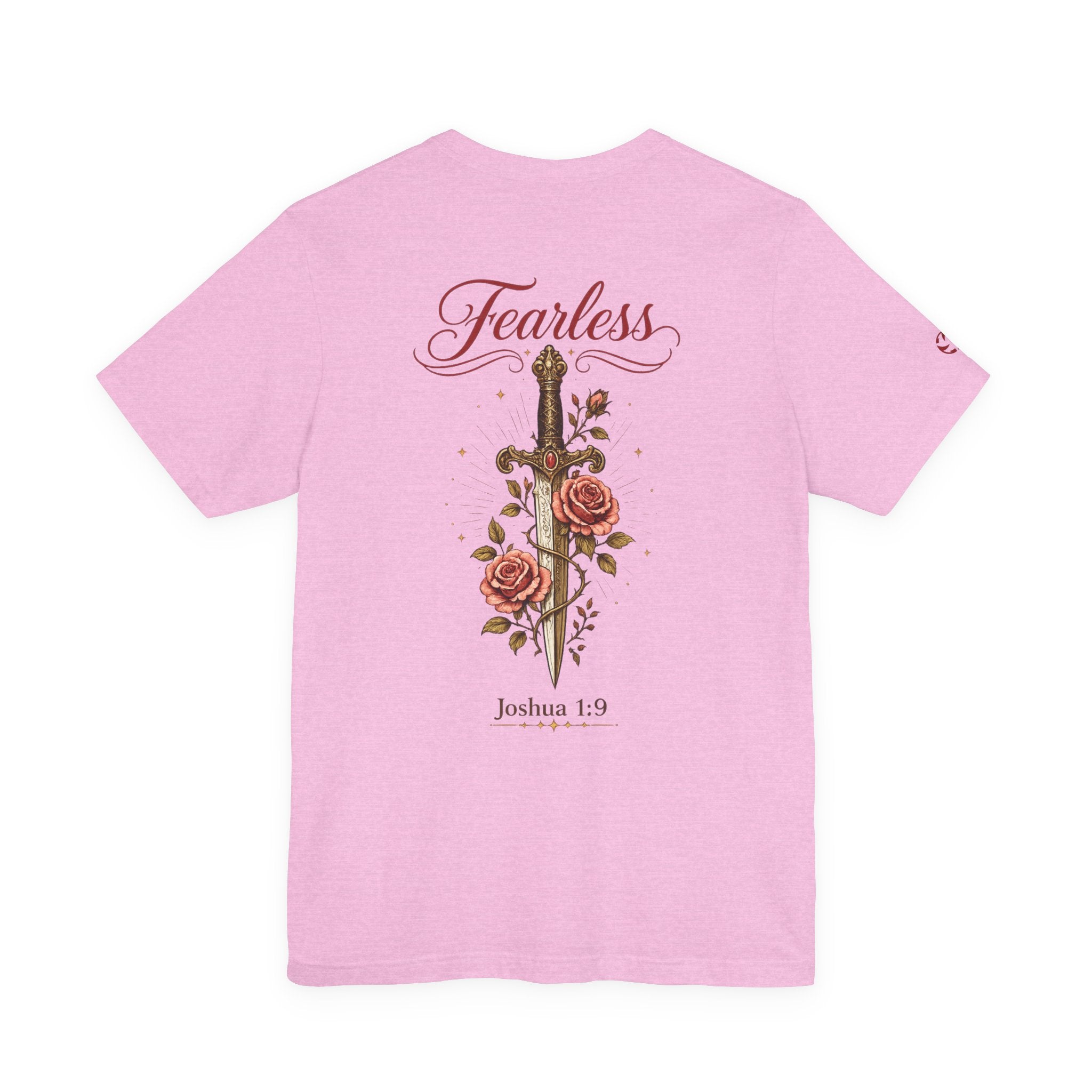Fearless Rose Sword Tee | Joshua 1:9