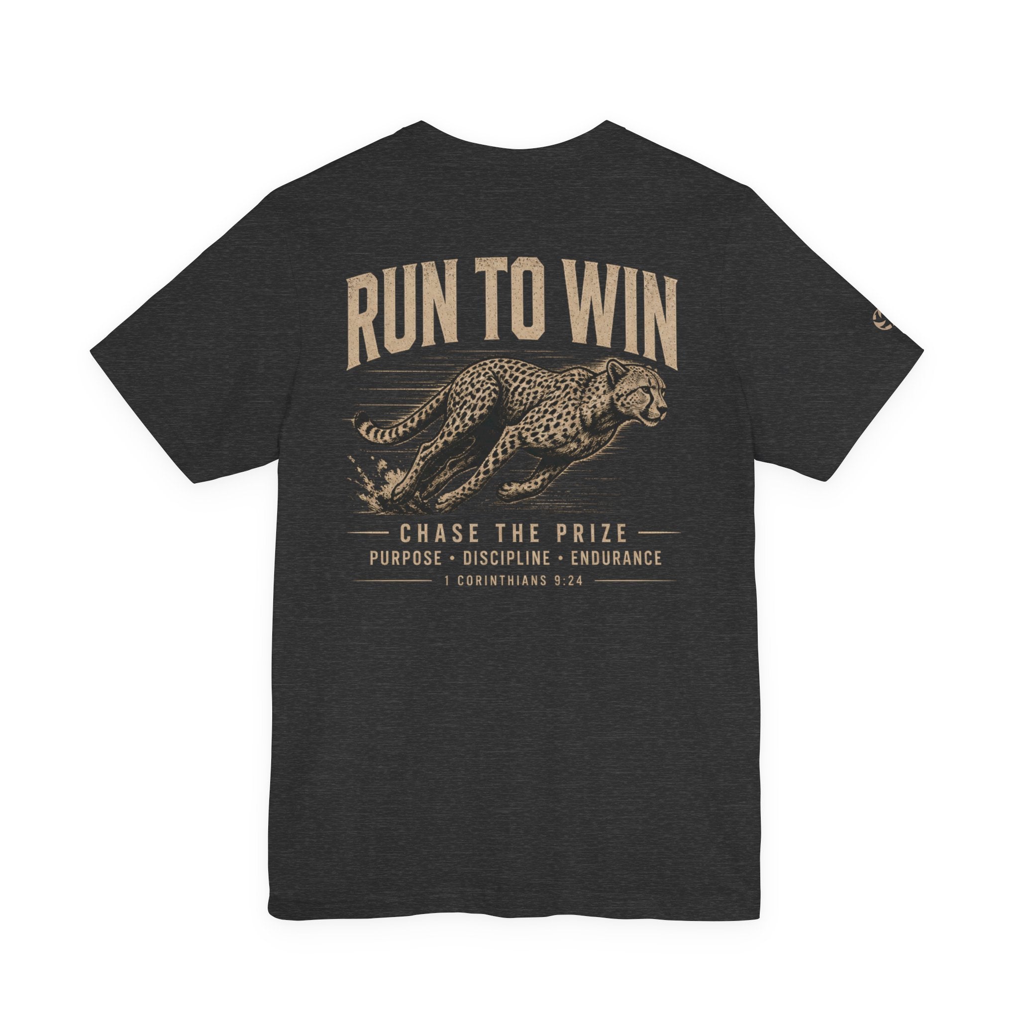 Run to Win Graphic Tee | 1 Corinthians 9:24