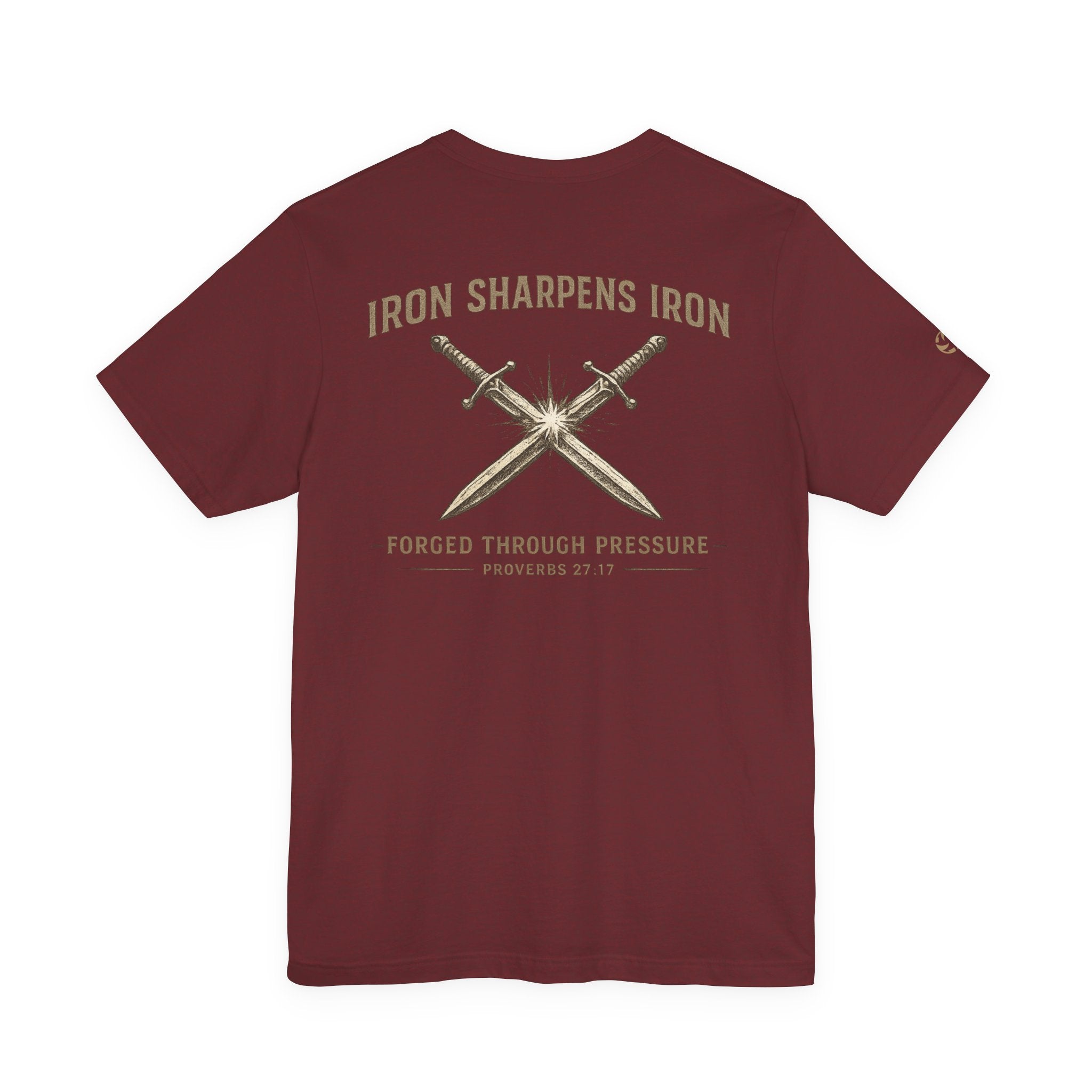 Iron Sharpens Iron Graphic Tee | Proverbs 27:17