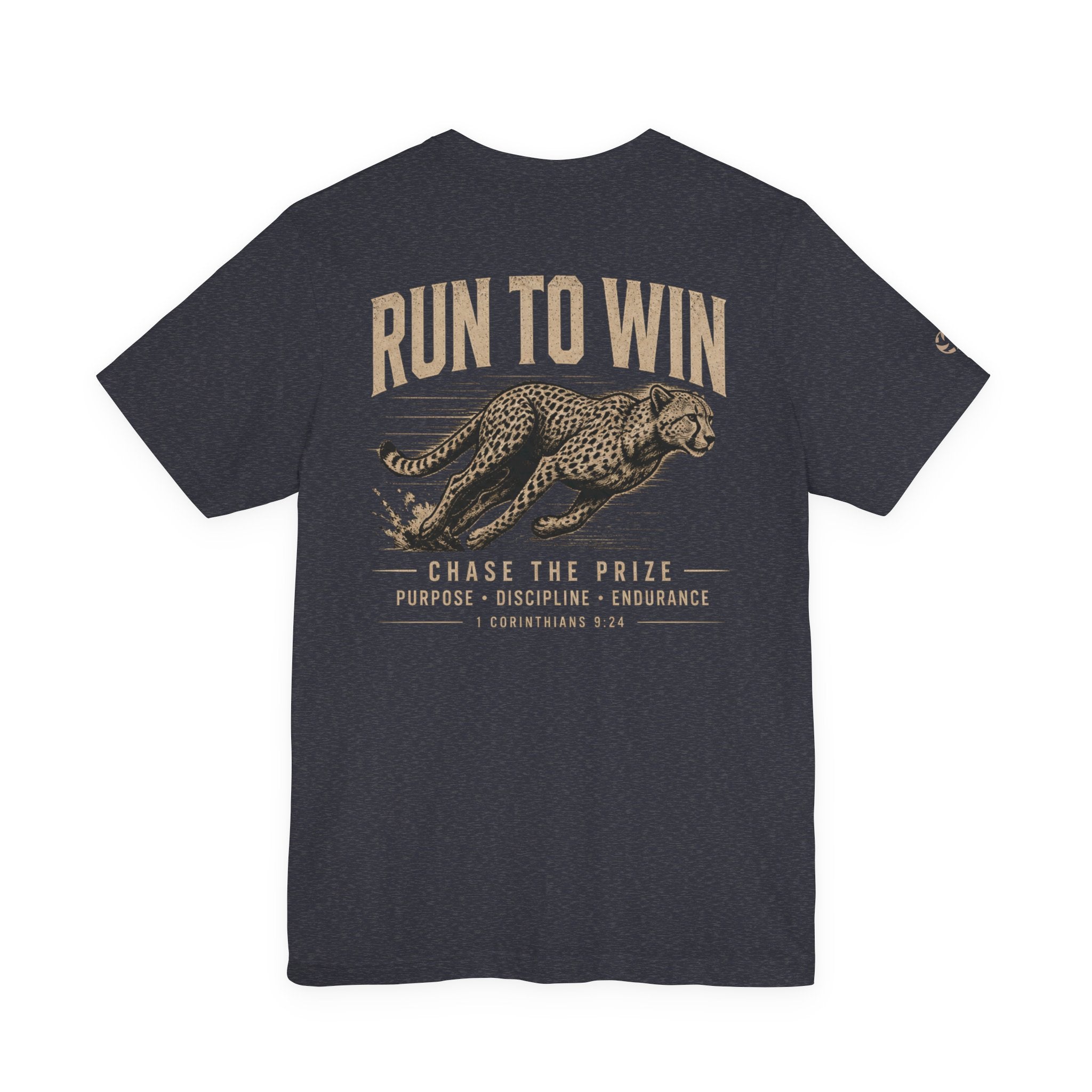 Run to Win Graphic Tee | 1 Corinthians 9:24
