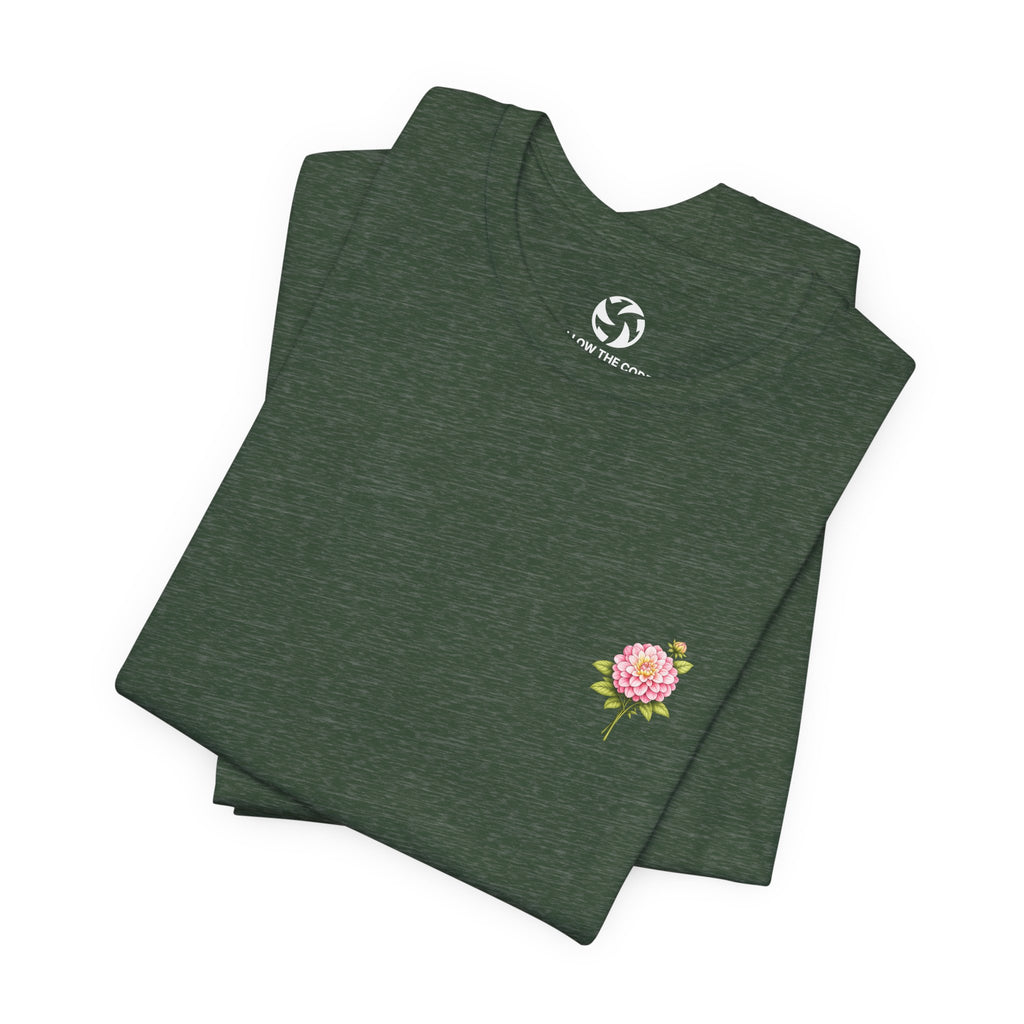 Clothed in Strength Floral Tee | Proverbs 31:25
