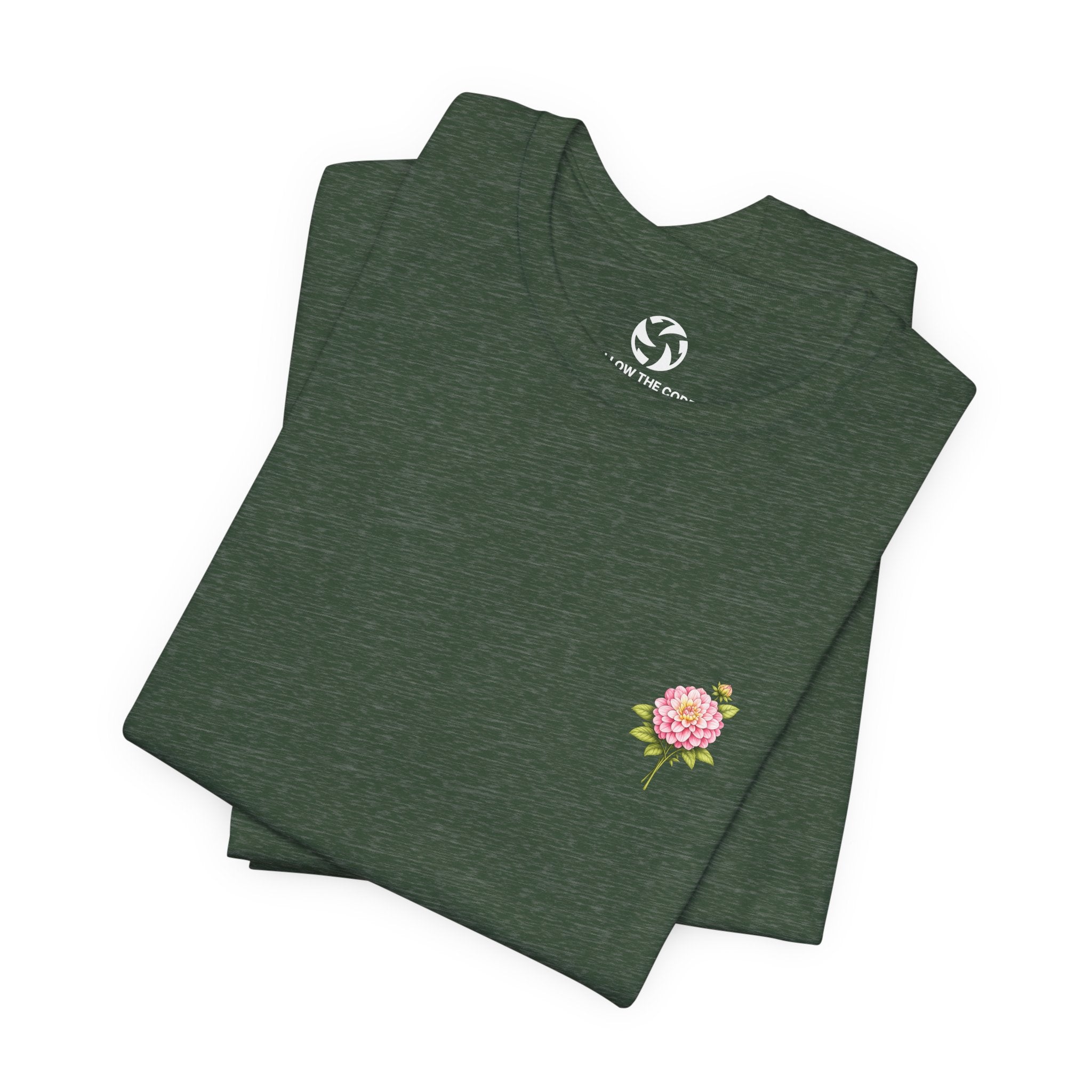 Clothed in Strength Floral Tee | Proverbs 31:25