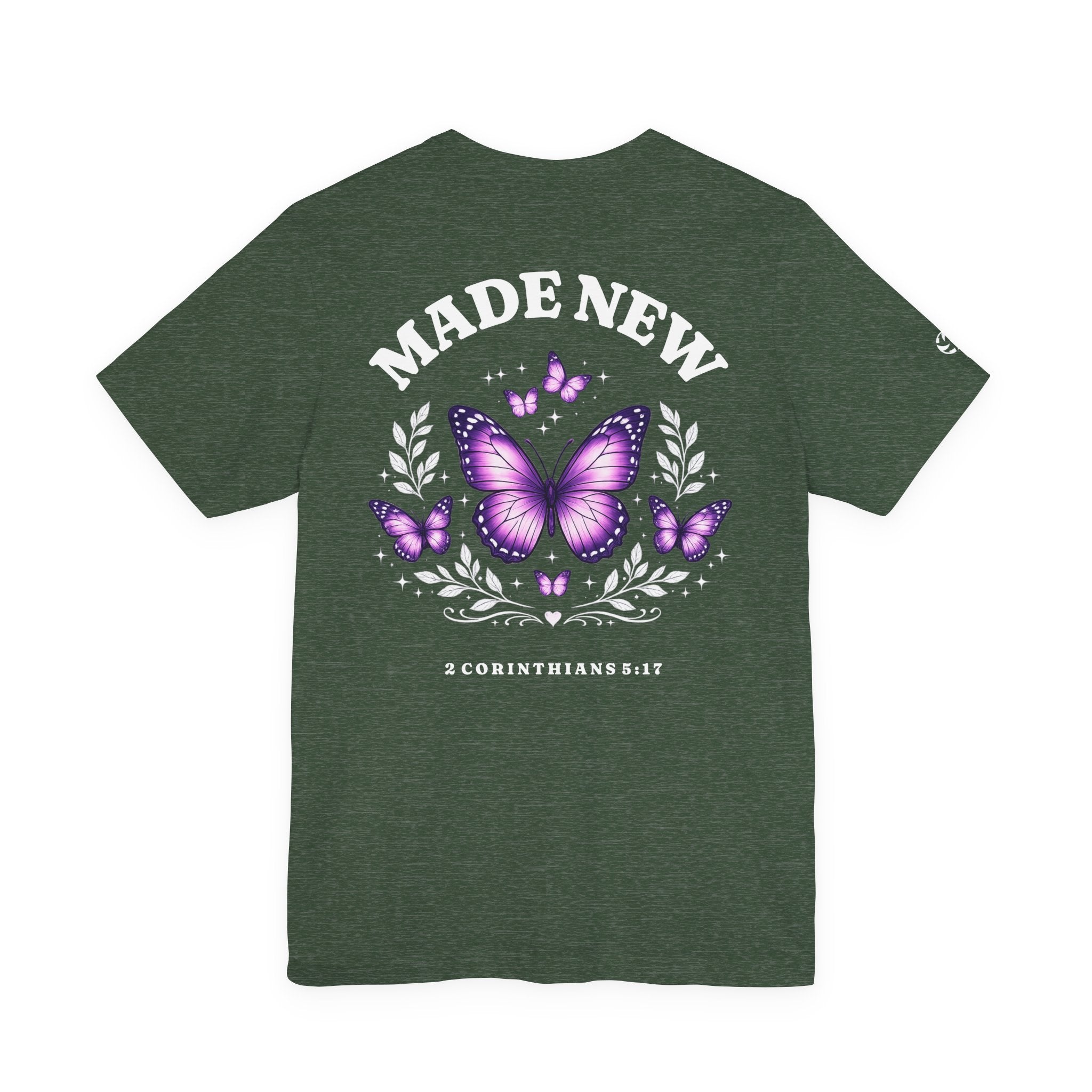 Made New Butterfly Tee | 2 Corinthians 5:17