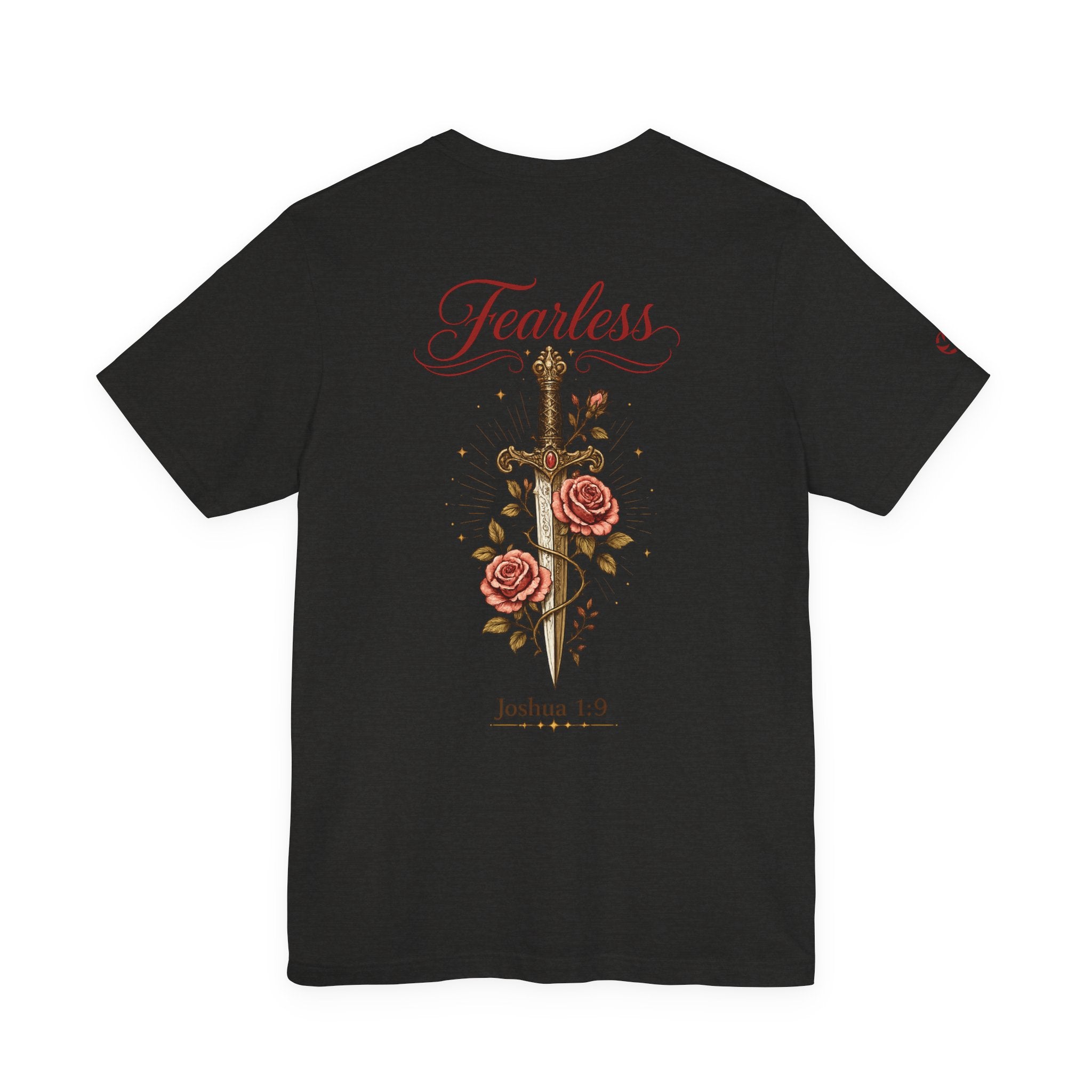Fearless Rose Sword Tee | Joshua 1:9