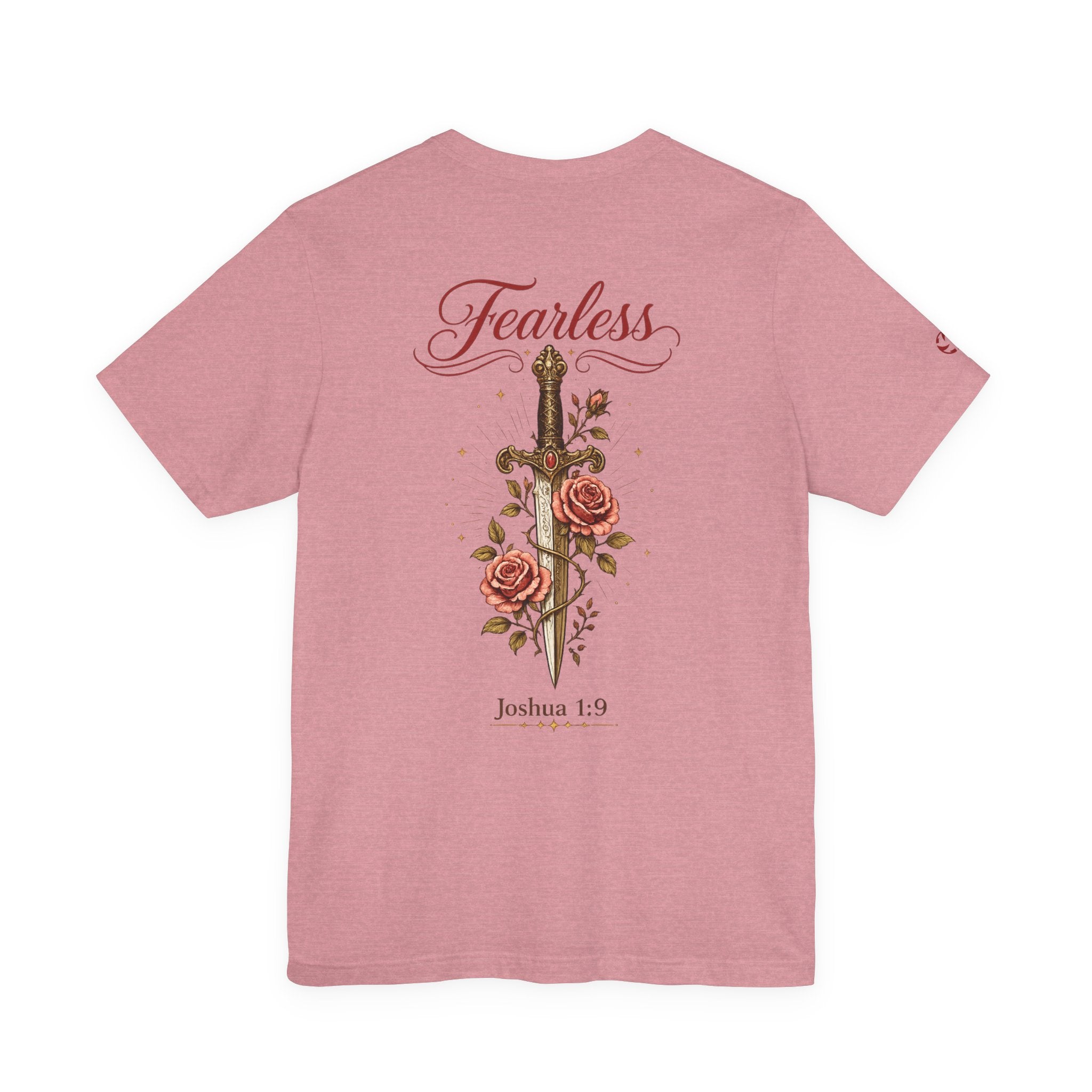 Fearless Rose Sword Tee | Joshua 1:9