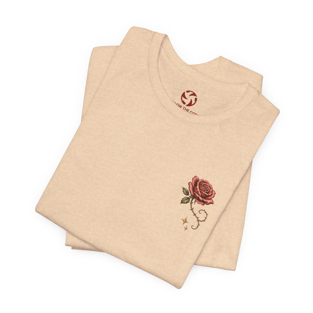 Fearless Rose Sword Tee | Joshua 1:9