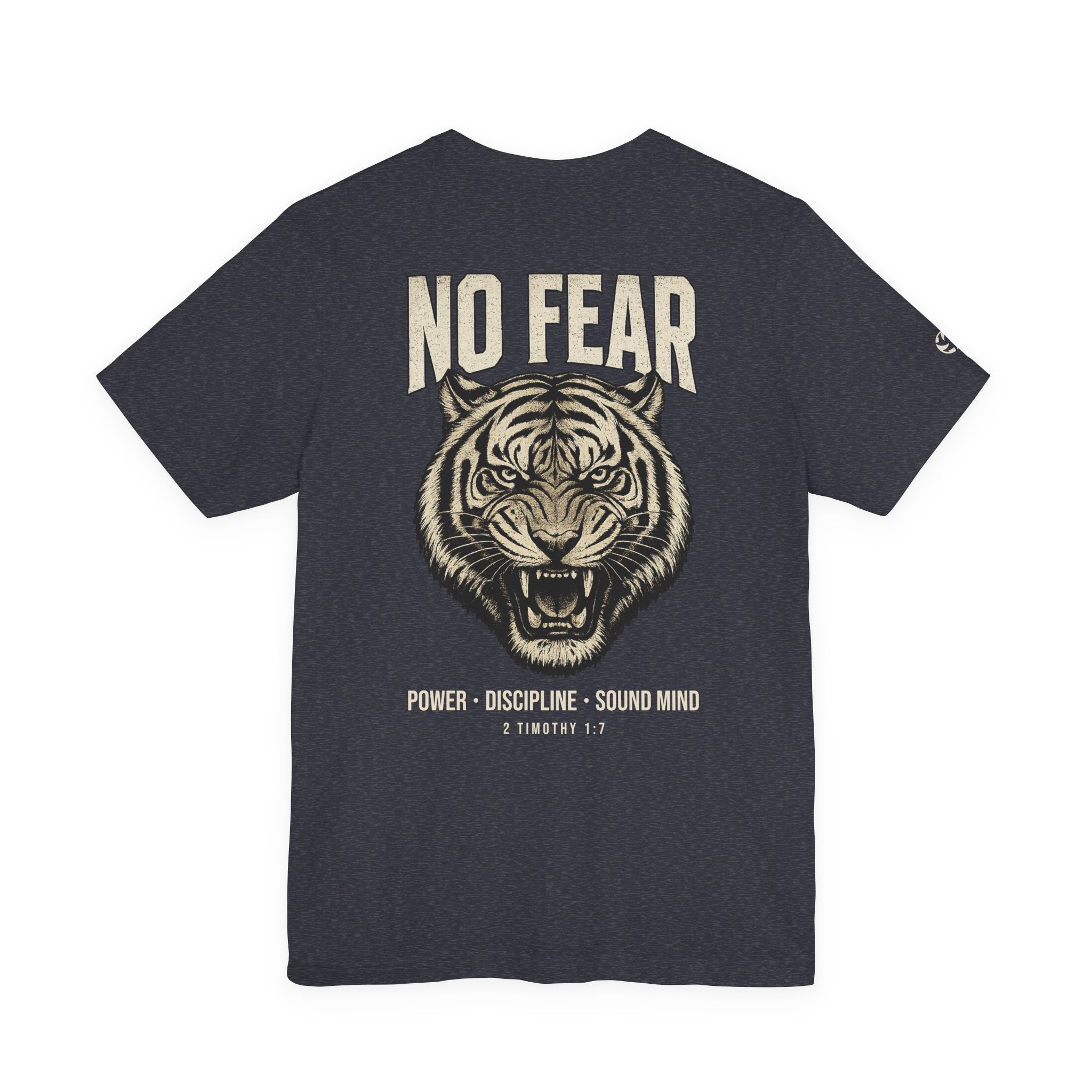 No Fear Tiger Graphic Tee | 2 Timothy 1:7