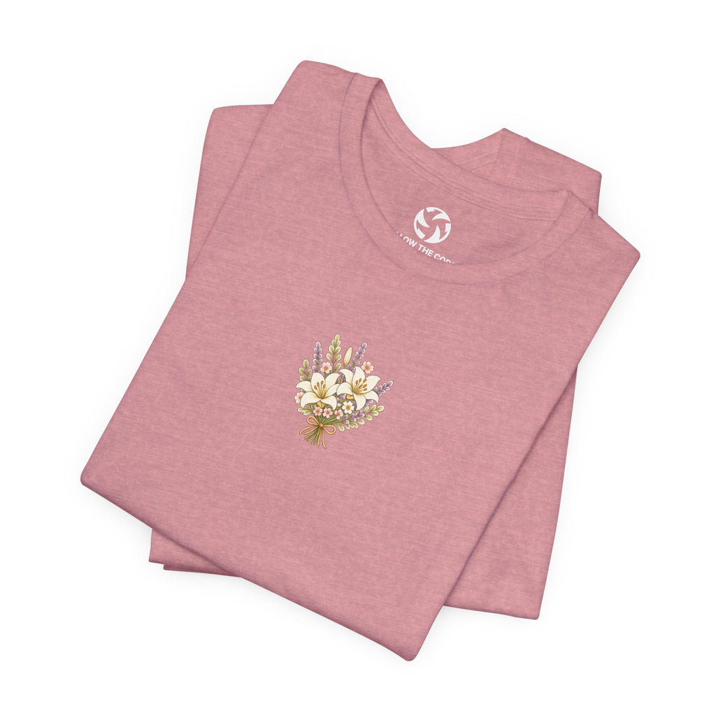 Consider the Lilies Floral Tee | Matthew 6:28–29