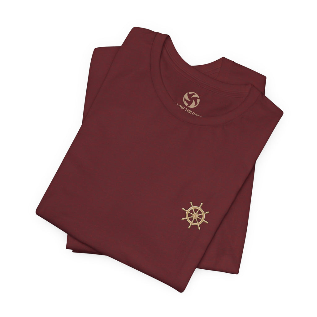 Be Strong Ship Graphic Tee | Courage Faith Endure