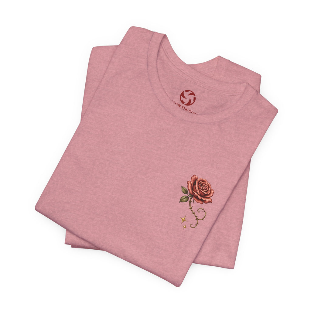 Fearless Rose Sword Tee | Joshua 1:9