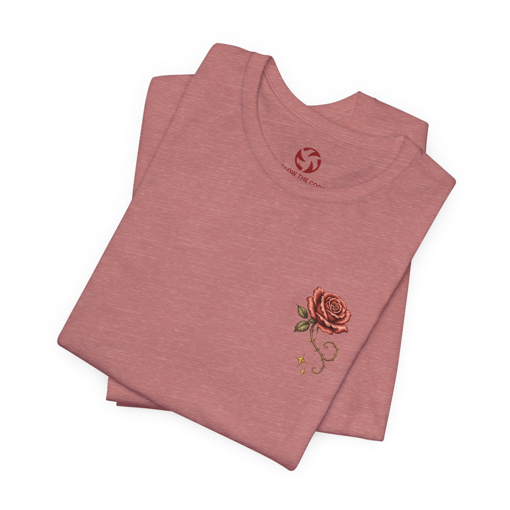 Fearless Rose Sword Tee | Joshua 1:9