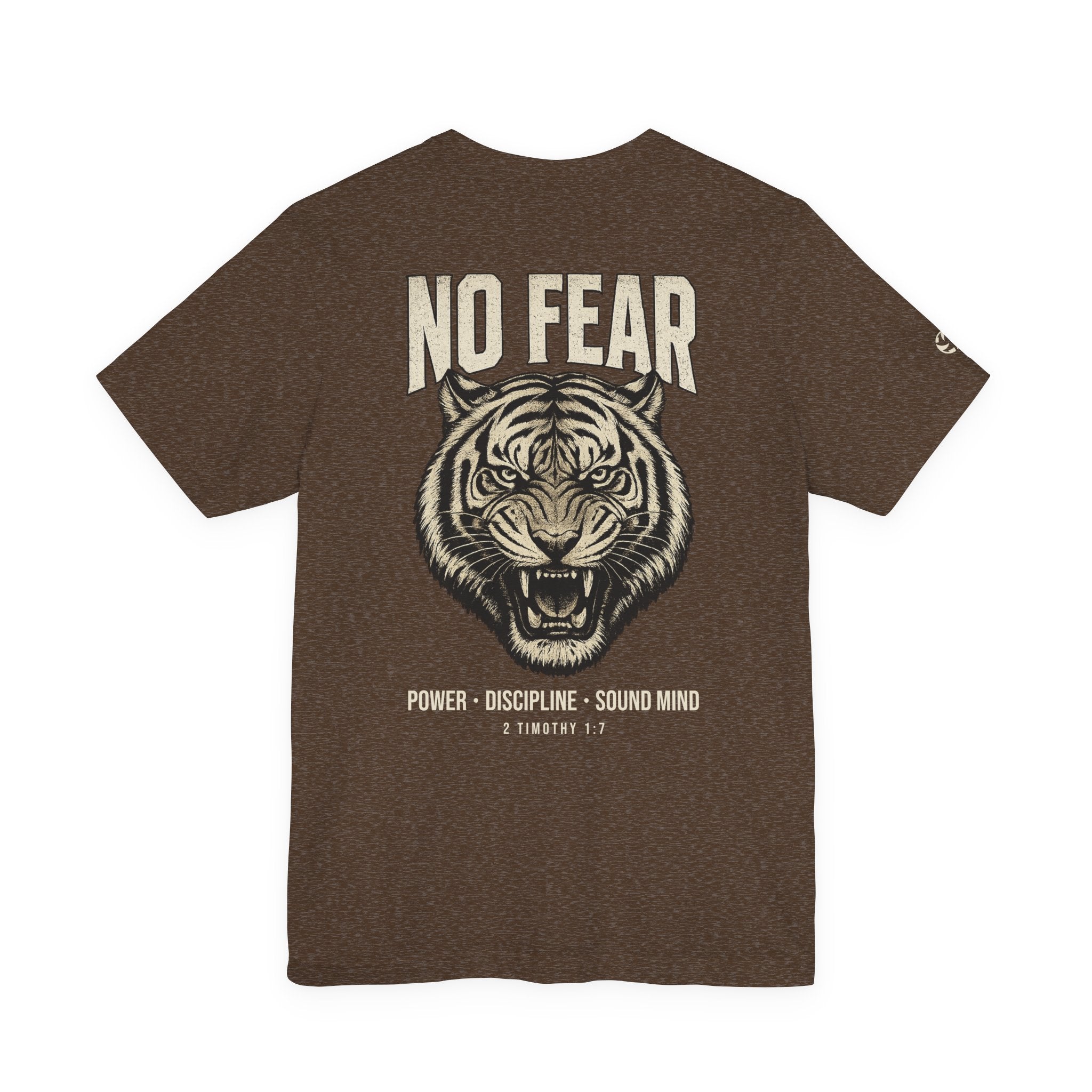 No Fear Tiger Graphic Tee | 2 Timothy 1:7