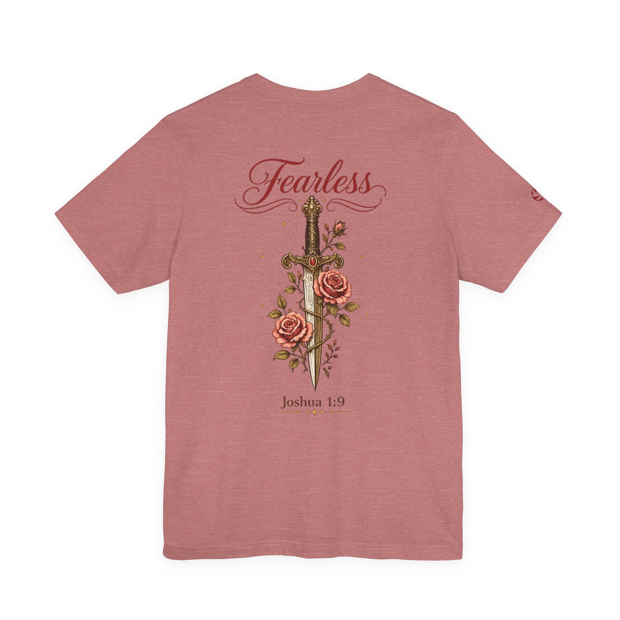 Fearless Rose Sword Tee | Joshua 1:9
