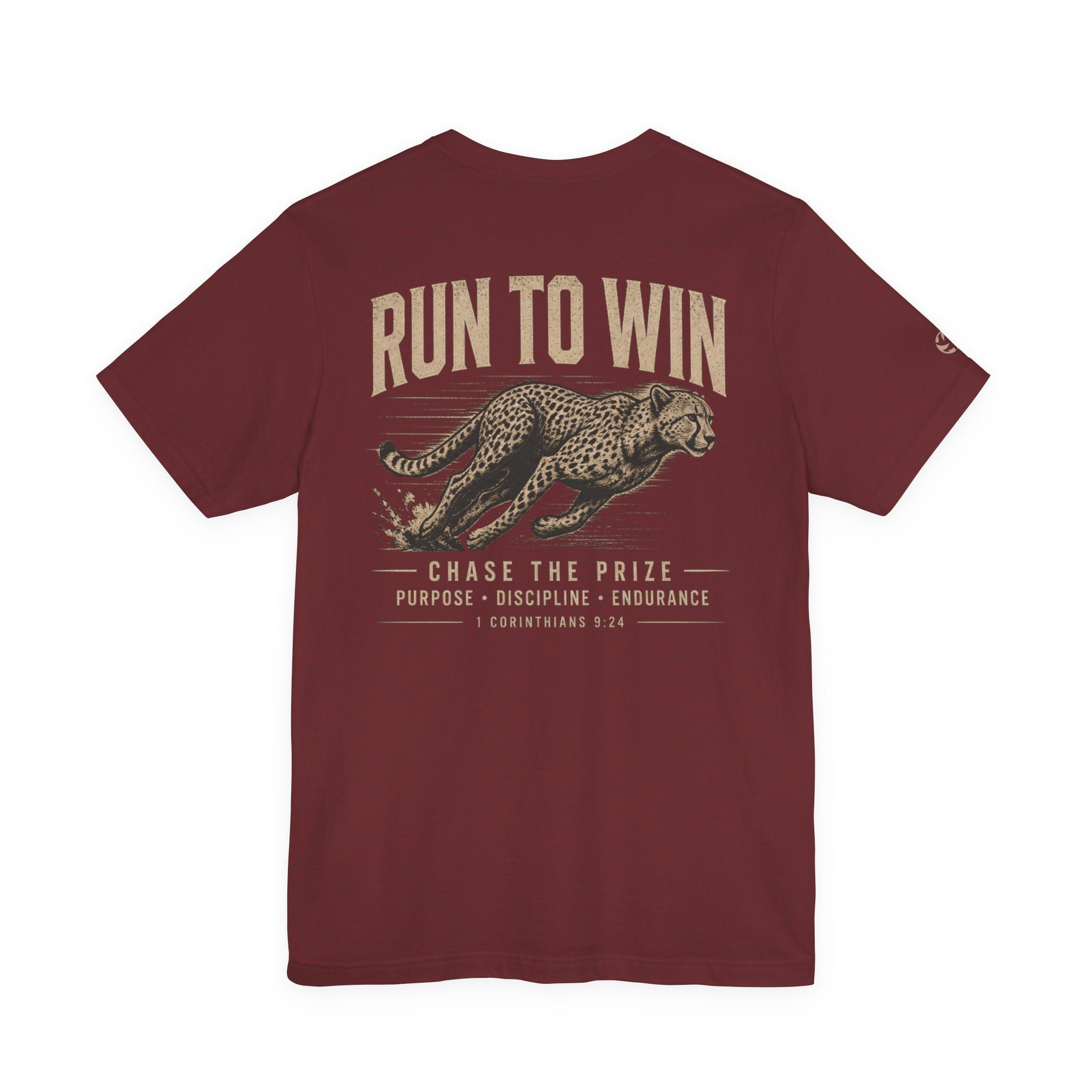 Run to Win Graphic Tee | 1 Corinthians 9:24