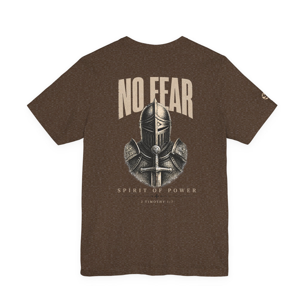 No Fear Knight Graphic Tee | 2 Timothy 1:7