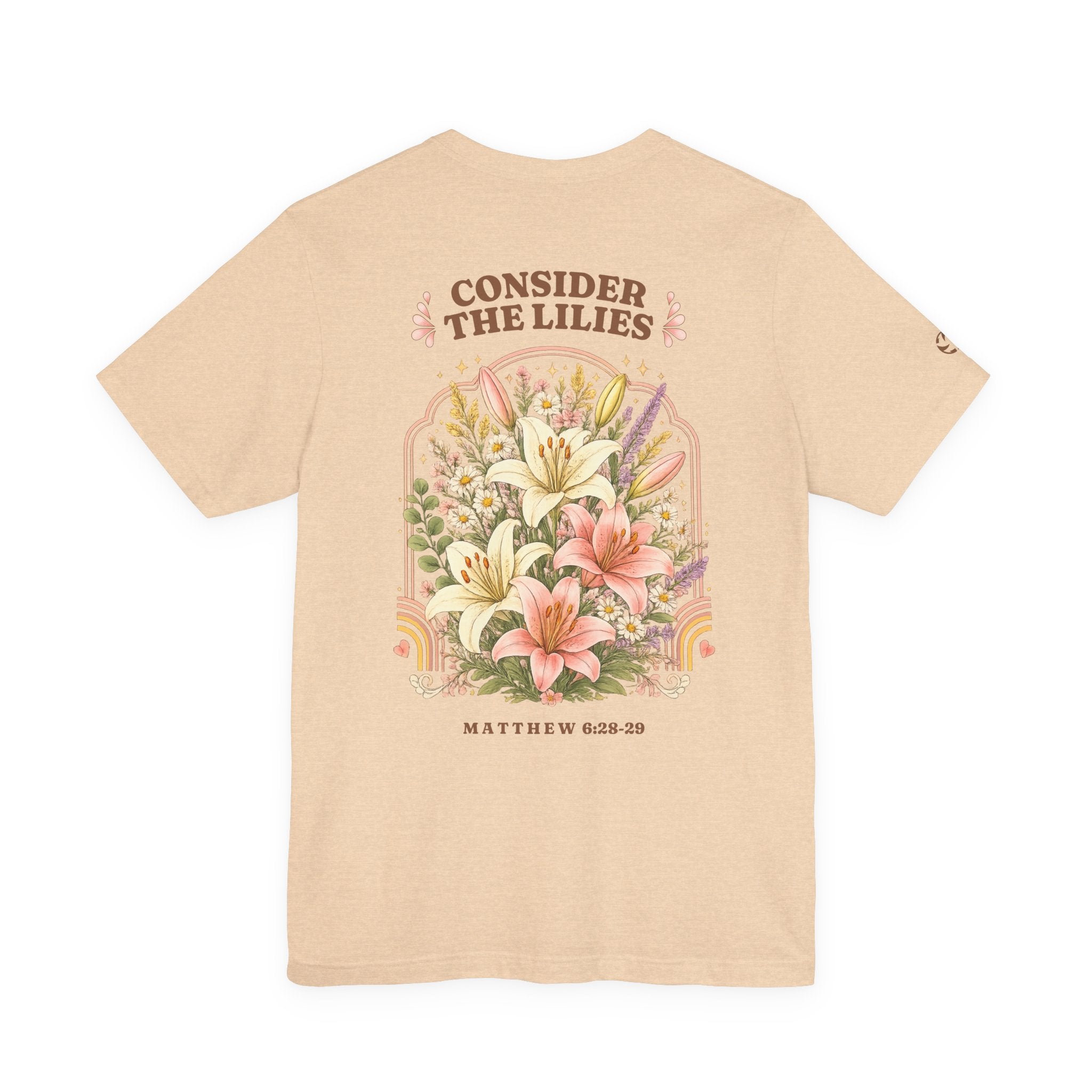 Consider the Lilies Floral Tee | Matthew 6:28–29