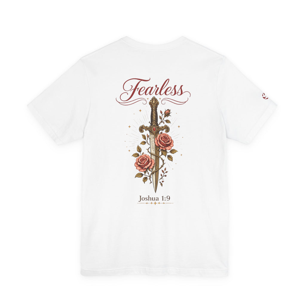 Fearless Rose Sword Tee | Joshua 1:9
