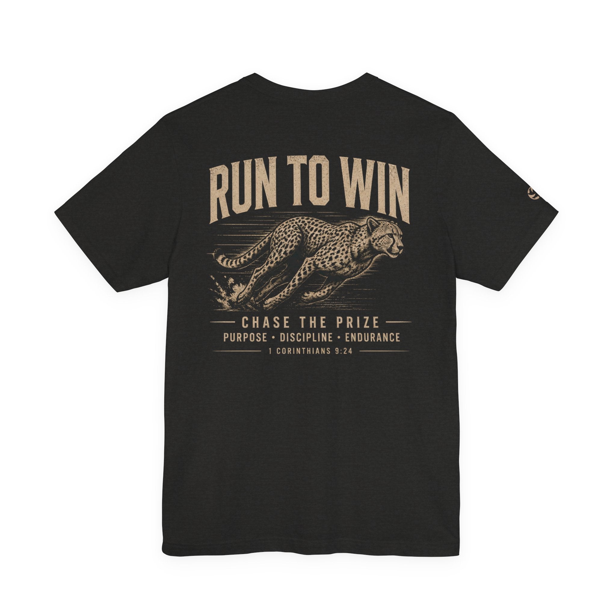 Run to Win Graphic Tee | 1 Corinthians 9:24