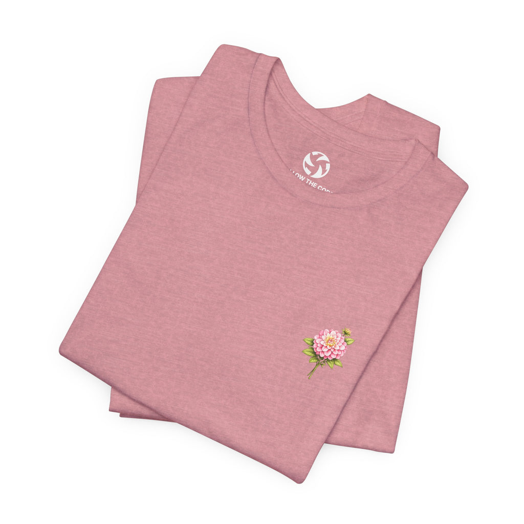 Clothed in Strength Floral Tee | Proverbs 31:25