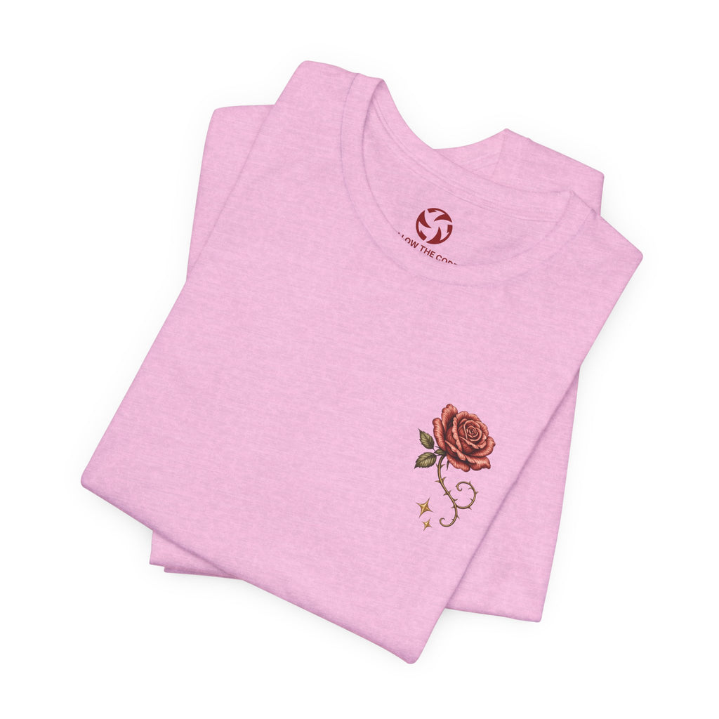 Fearless Rose Sword Tee | Joshua 1:9