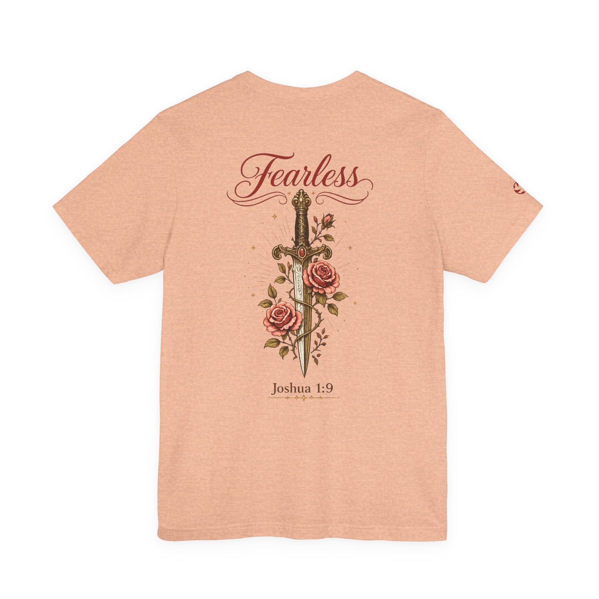 Fearless Rose Sword Tee | Joshua 1:9