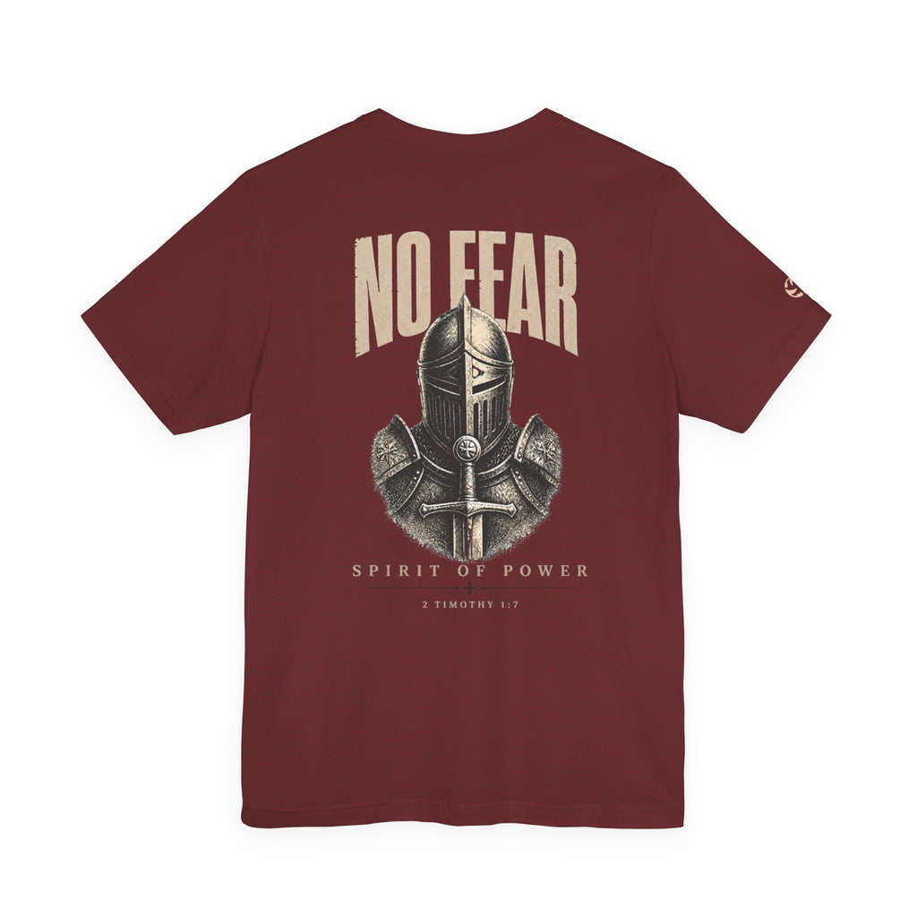 No Fear Knight Graphic Tee | 2 Timothy 1:7