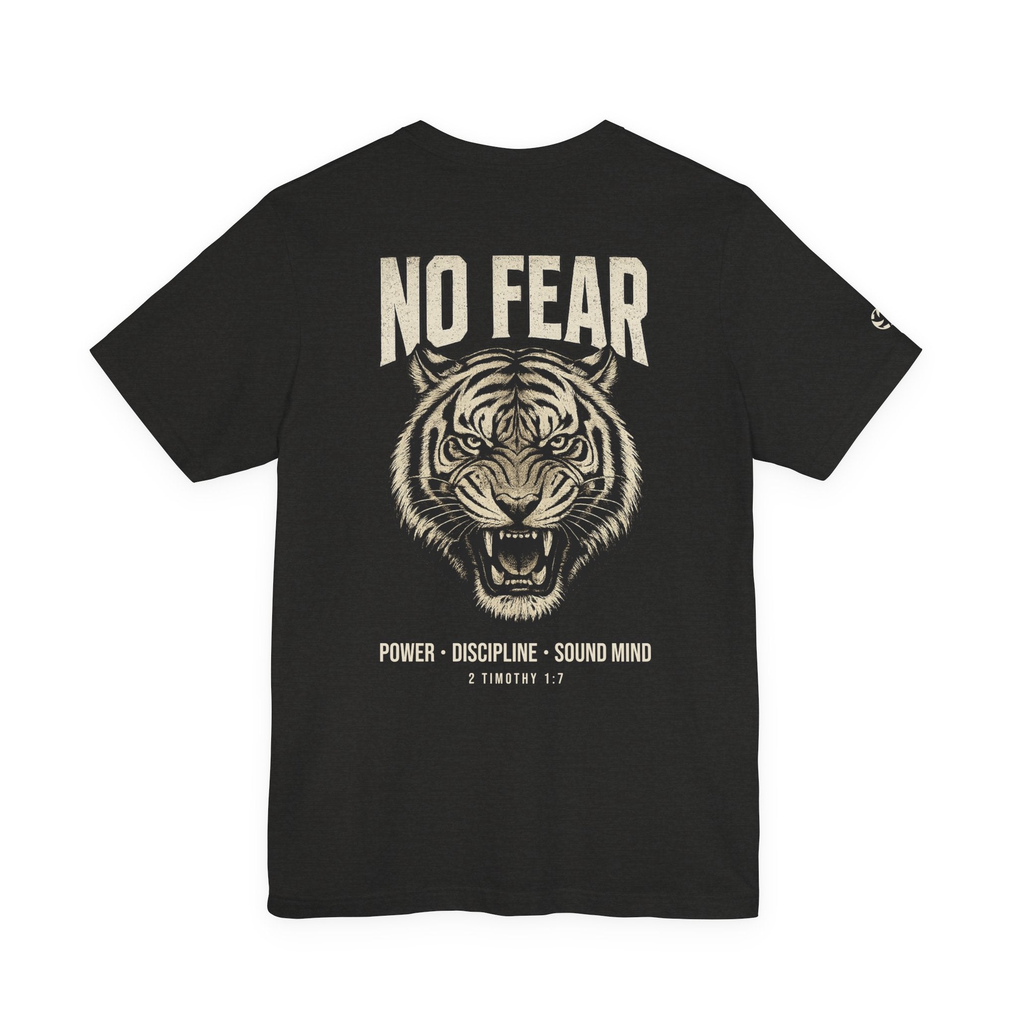 No Fear Tiger Graphic Tee | 2 Timothy 1:7