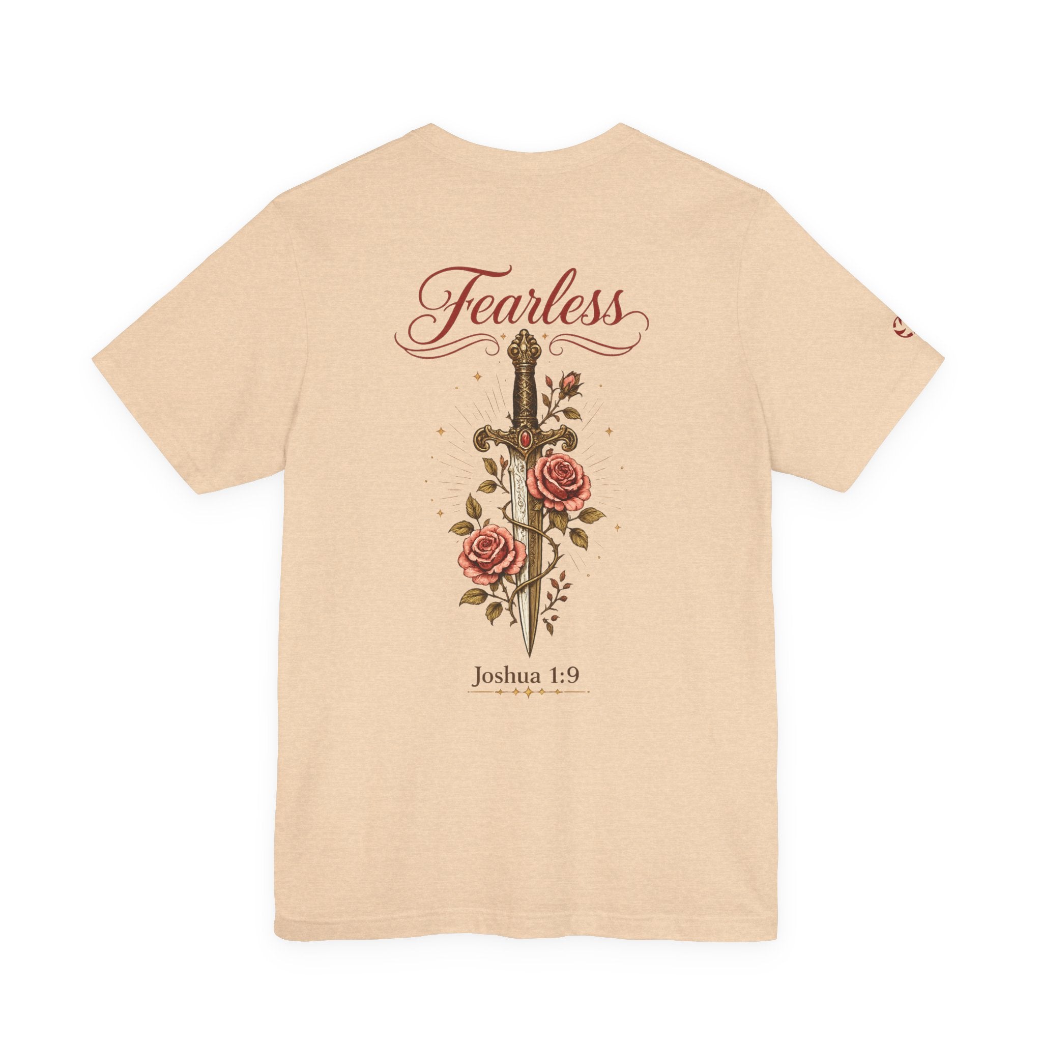 Fearless Rose Sword Tee | Joshua 1:9