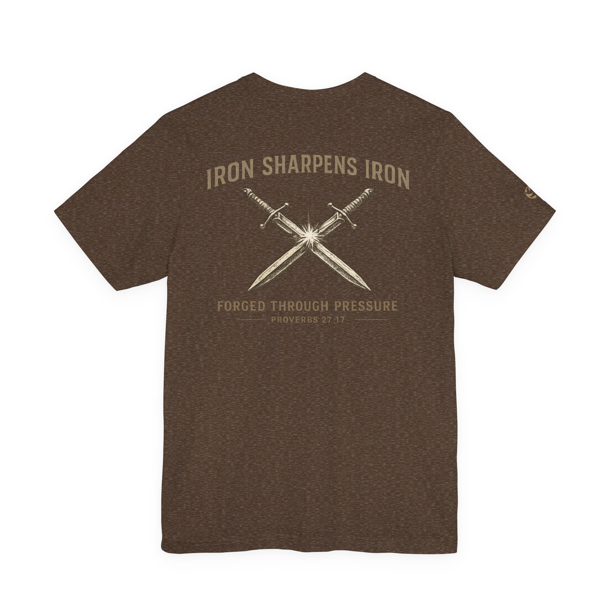 Iron Sharpens Iron Graphic Tee | Proverbs 27:17