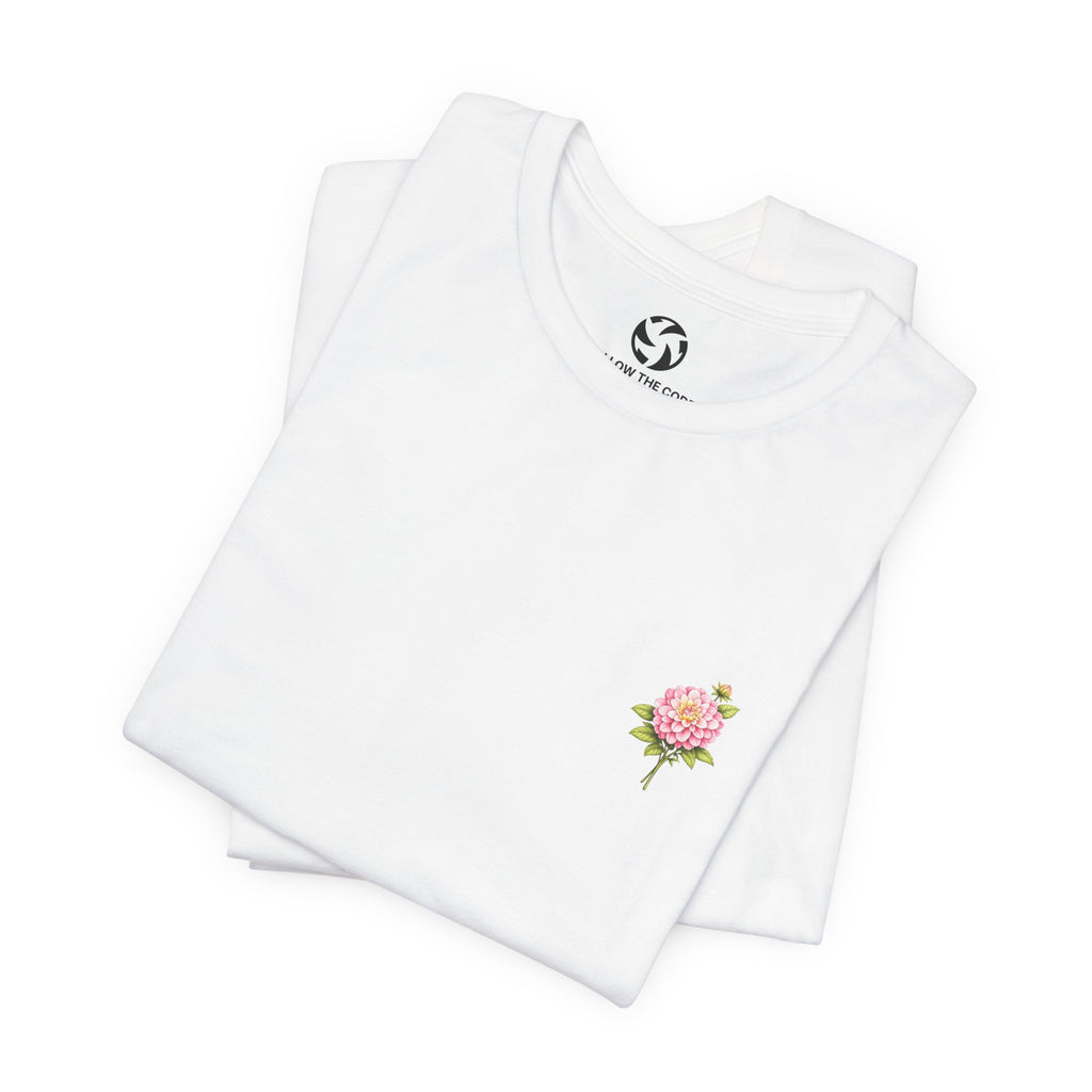 Clothed in Strength Floral Tee | Proverbs 31:25